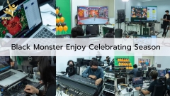Black Monster Enjoy Celebrating Season
